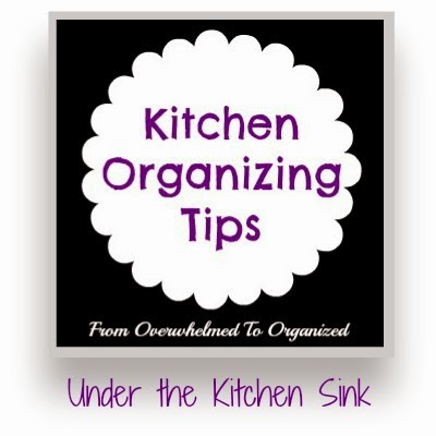 Tips for Organizing Under The Kitchen Sink | From Overwhelmed to
