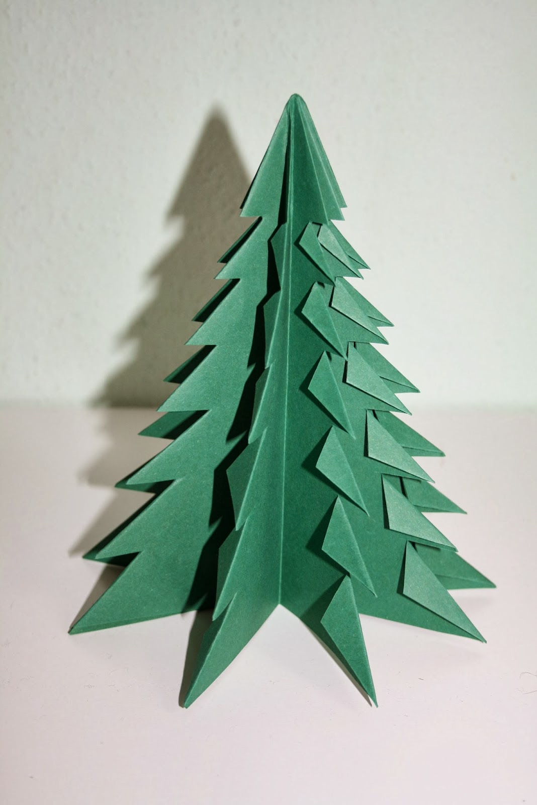 Die Landgräfin DIY Origami Weihnachtsbaum