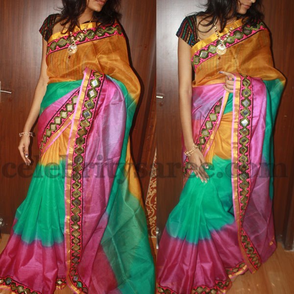 Mirror Work Kota Saree Saree Blouse Patterns