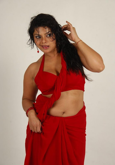 swathi varma ,armpit in red saree hot images