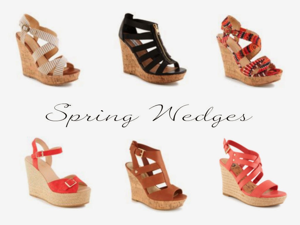 Living in Color A Life & Style Blog Spring Wedges With Rack Room Shoes