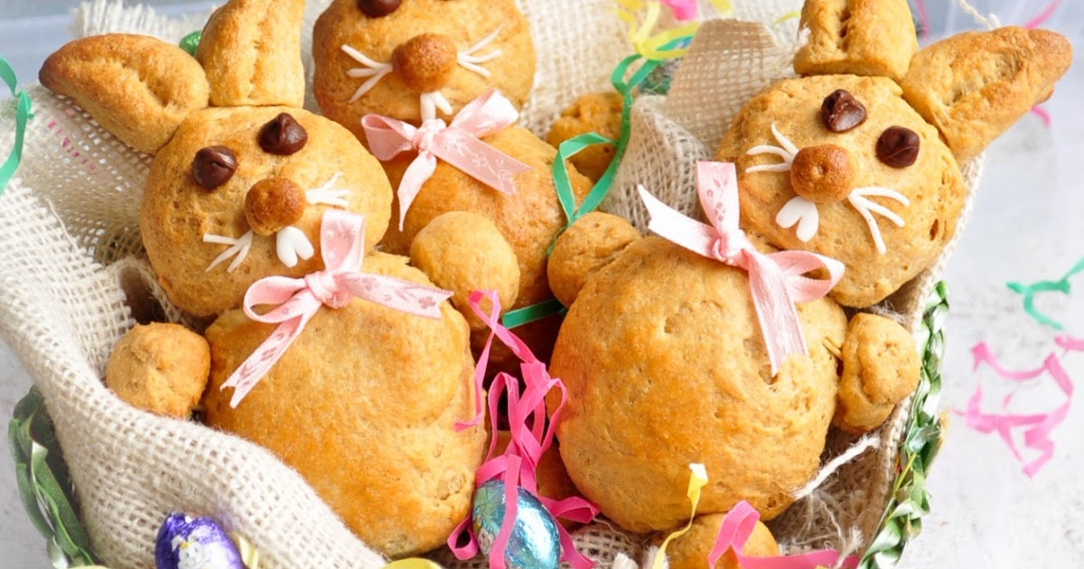 Life Scoops Easter Bunny shaped Bread / Hokkaido Milk Bread with