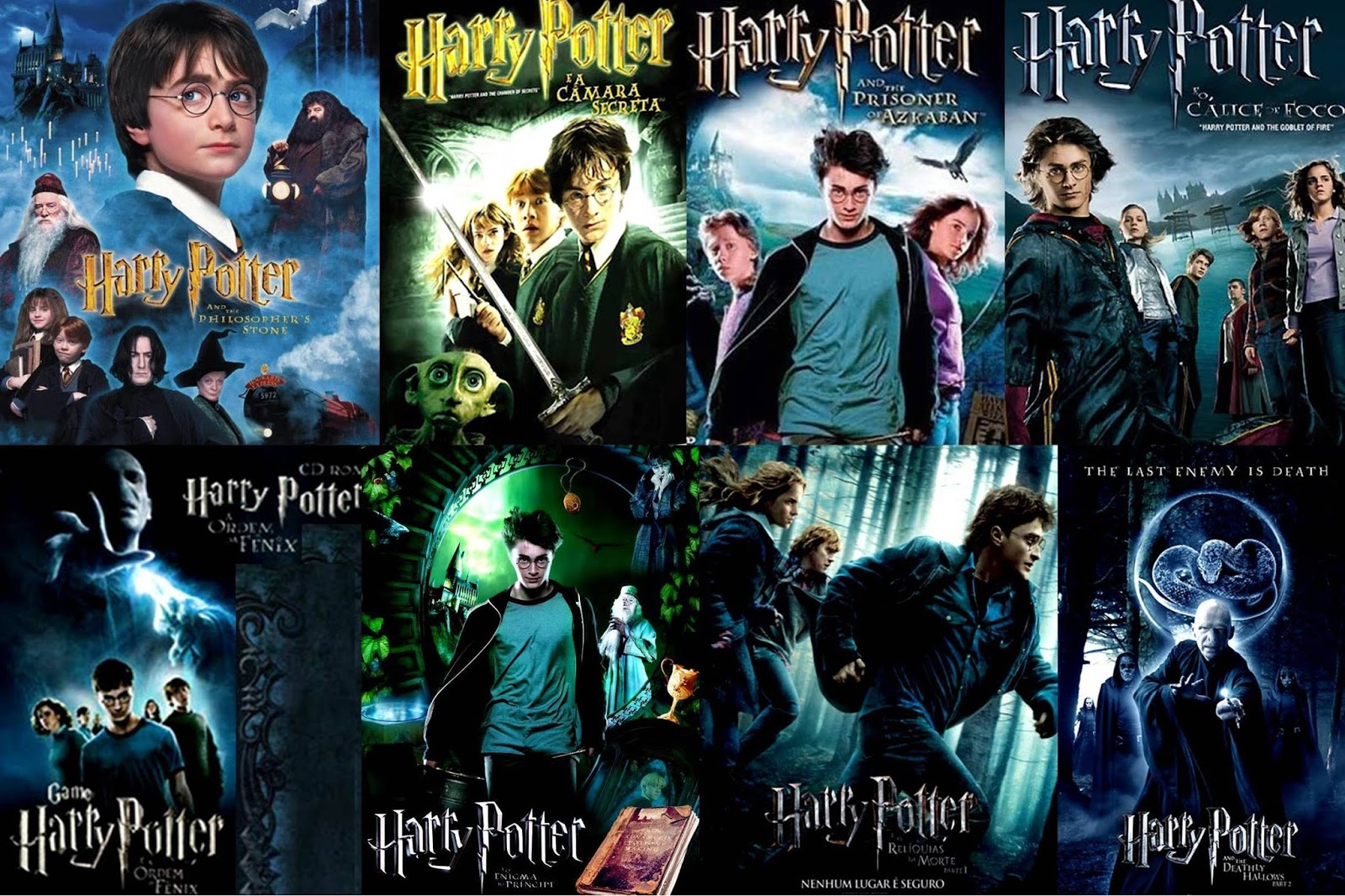harry potter movies in order 1 8