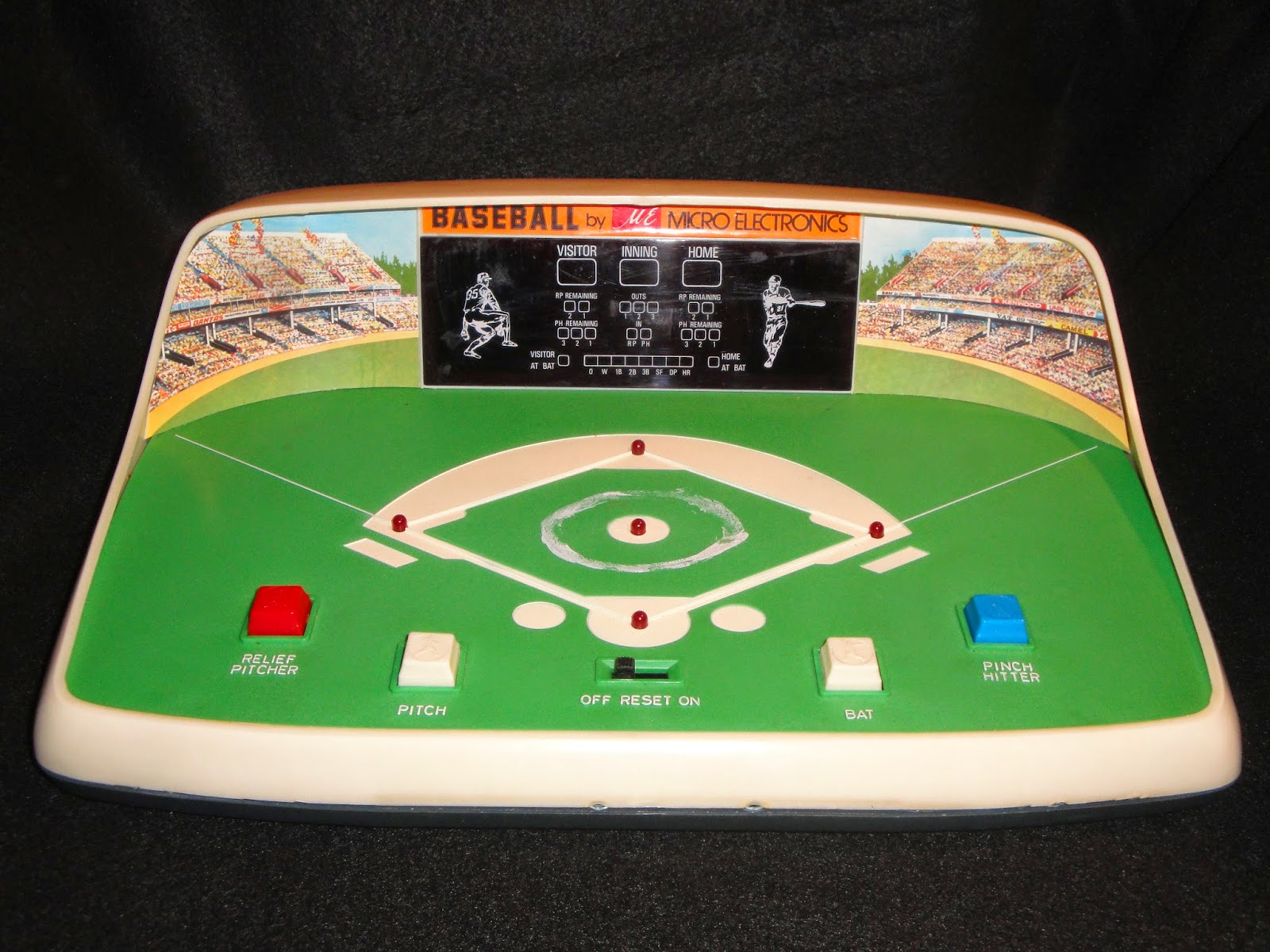 Electronic Baseball LJN Electronic Stadium Baseball