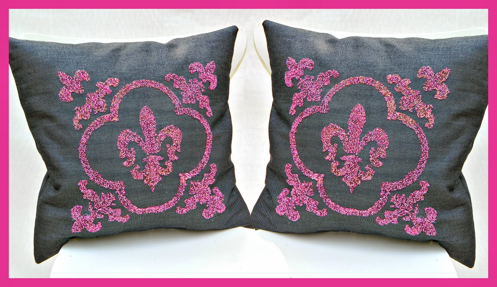 Mark Montano Beaded Pillows (without beading) DIY