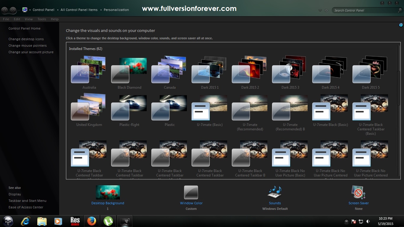 Windows 7 themes new collection