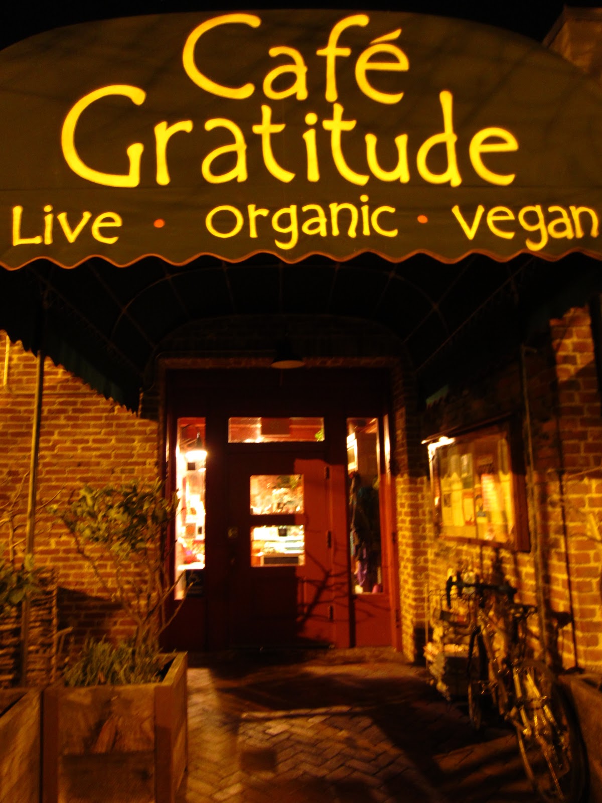 RAW Food for Truth Dinner at Café Gratitude