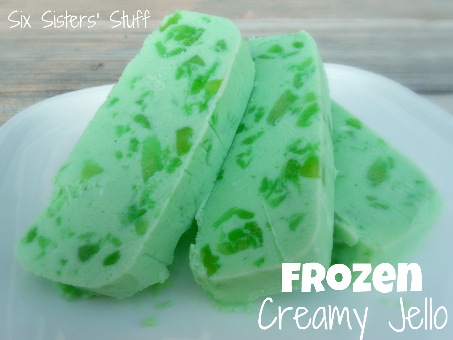Frozen Creamy Jello Six Sisters' Stuff