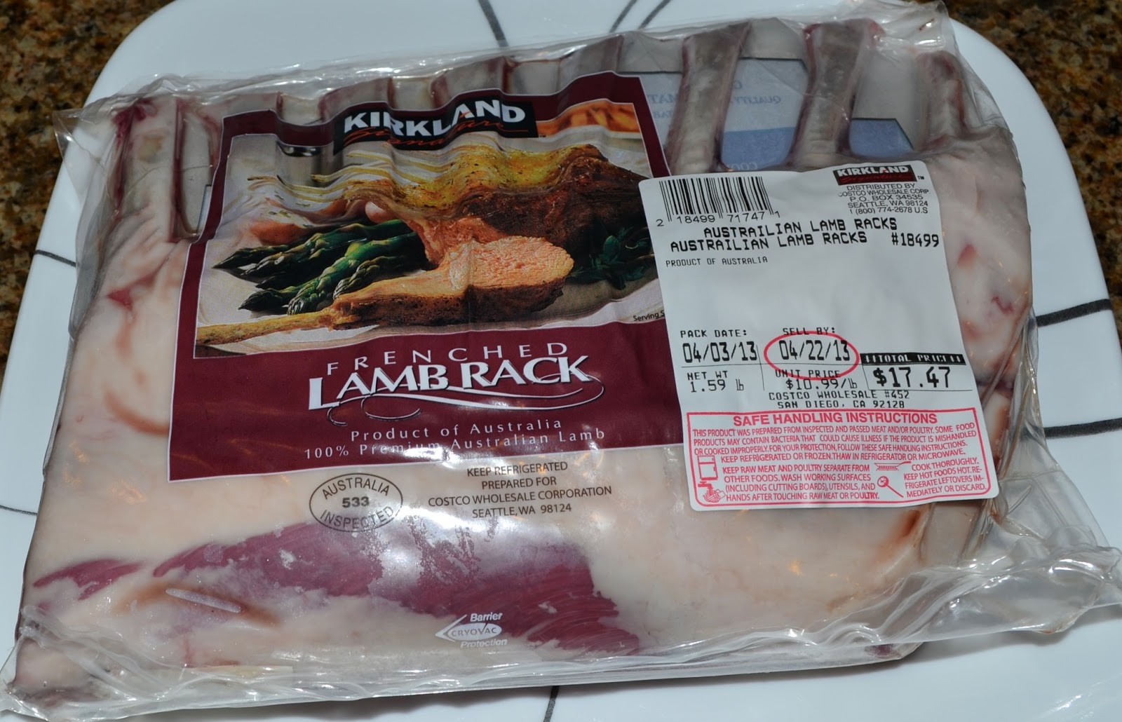 Rack of Lamb with Garlic Potatoes and Spinach Salad Yummy Eats And