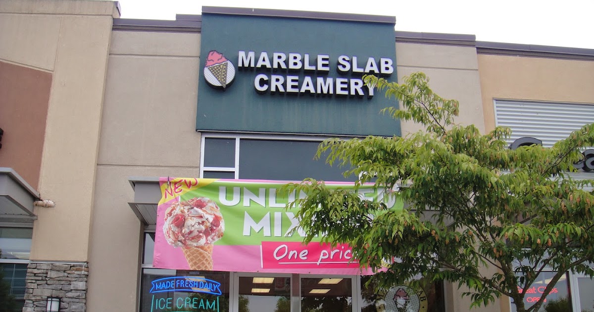 Marble Slab Creamery South Surrey location MISSVANCOUVERPIGGY