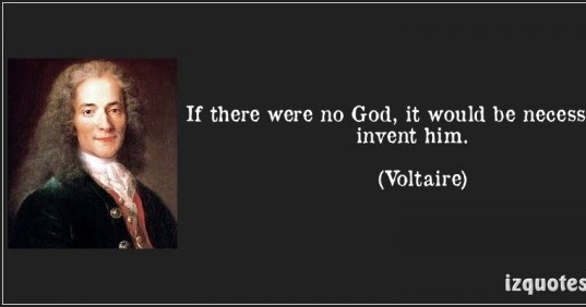 PHILOSOPHICAL ANTHROPOLOGY: Voltaire: “Those Who Can Make You Believe