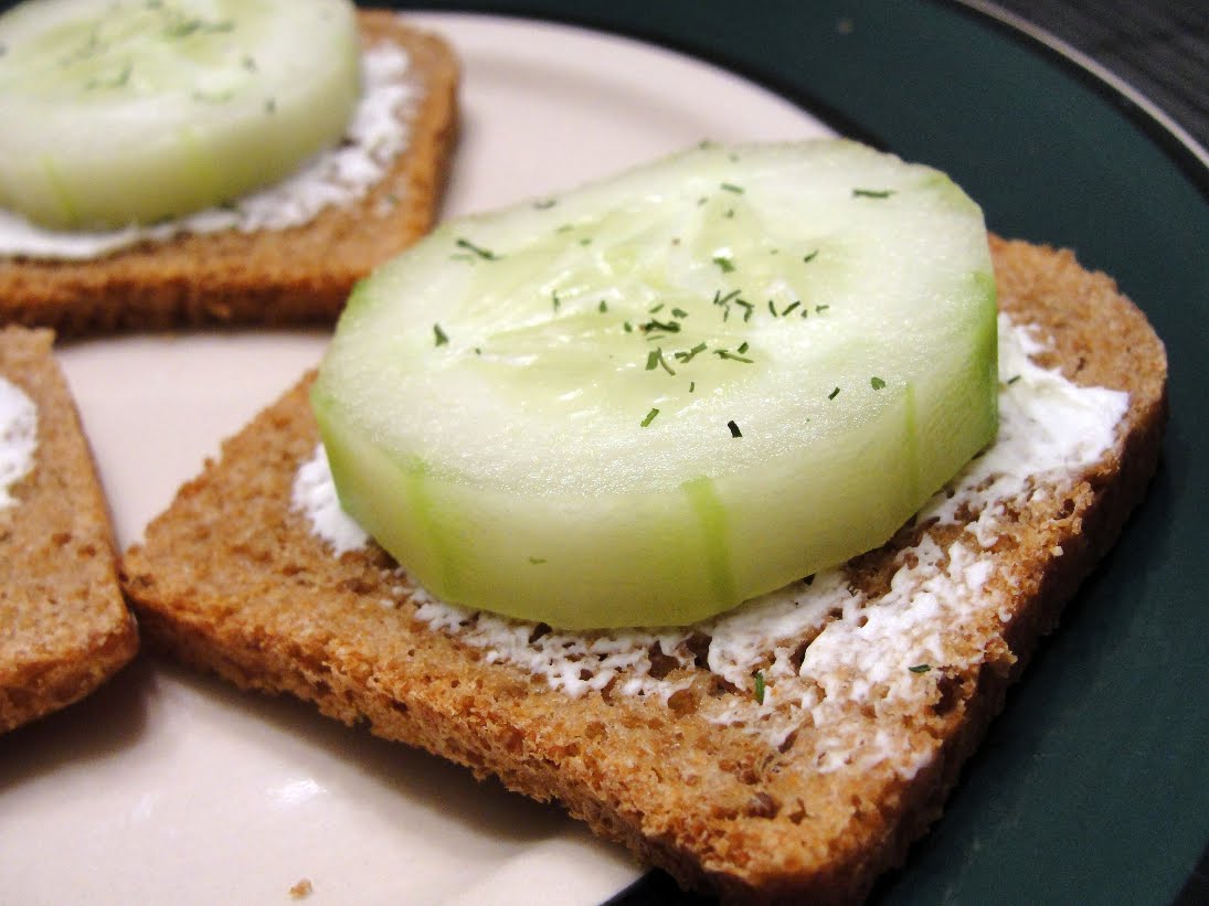The Pursuit of Happiness Easy Cucumber Sandwiches