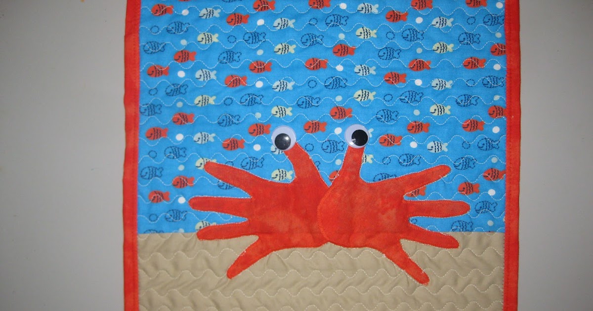 That's Sew Julie Handprint Crab Tutorial