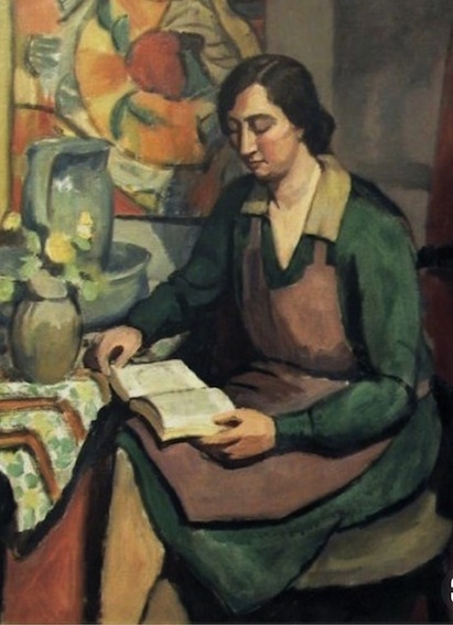 Ady de Lannay (1900-1942). Femme en Tablier