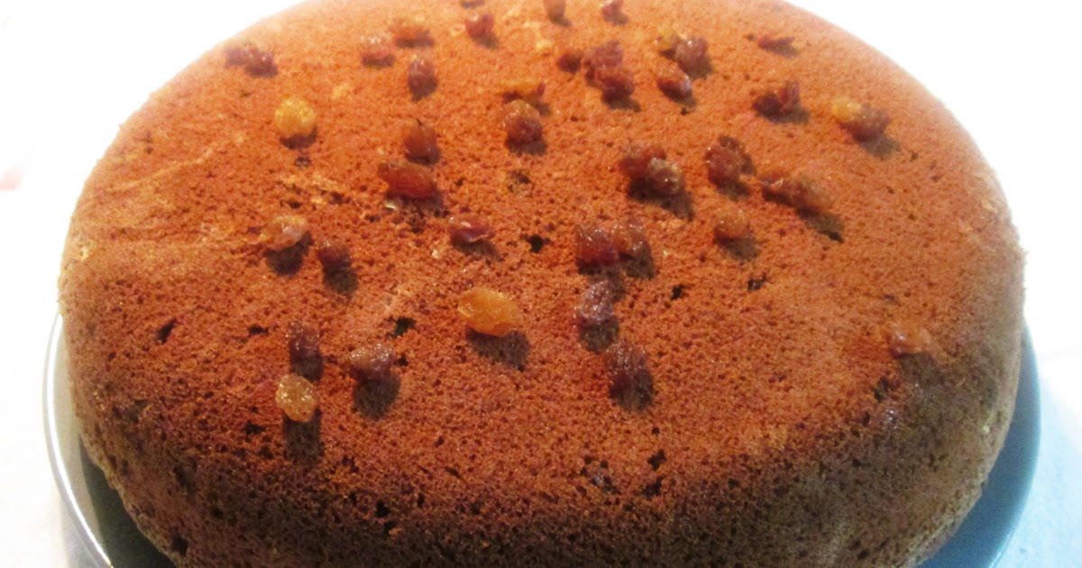 evet ben yaptım! Kakaolu üzümlü kek