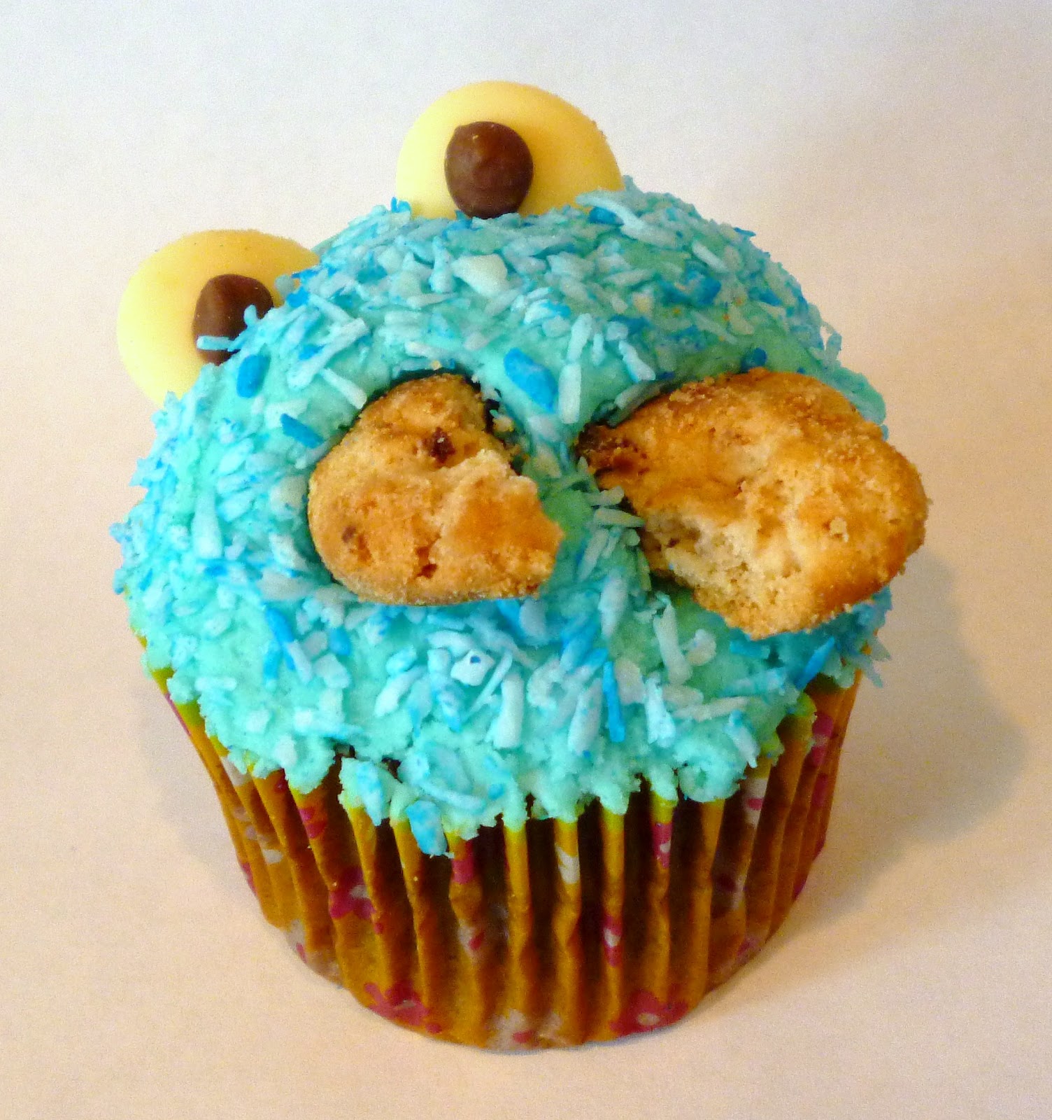 Tooth Fairy Cakes Cookie Monster Cupcakes