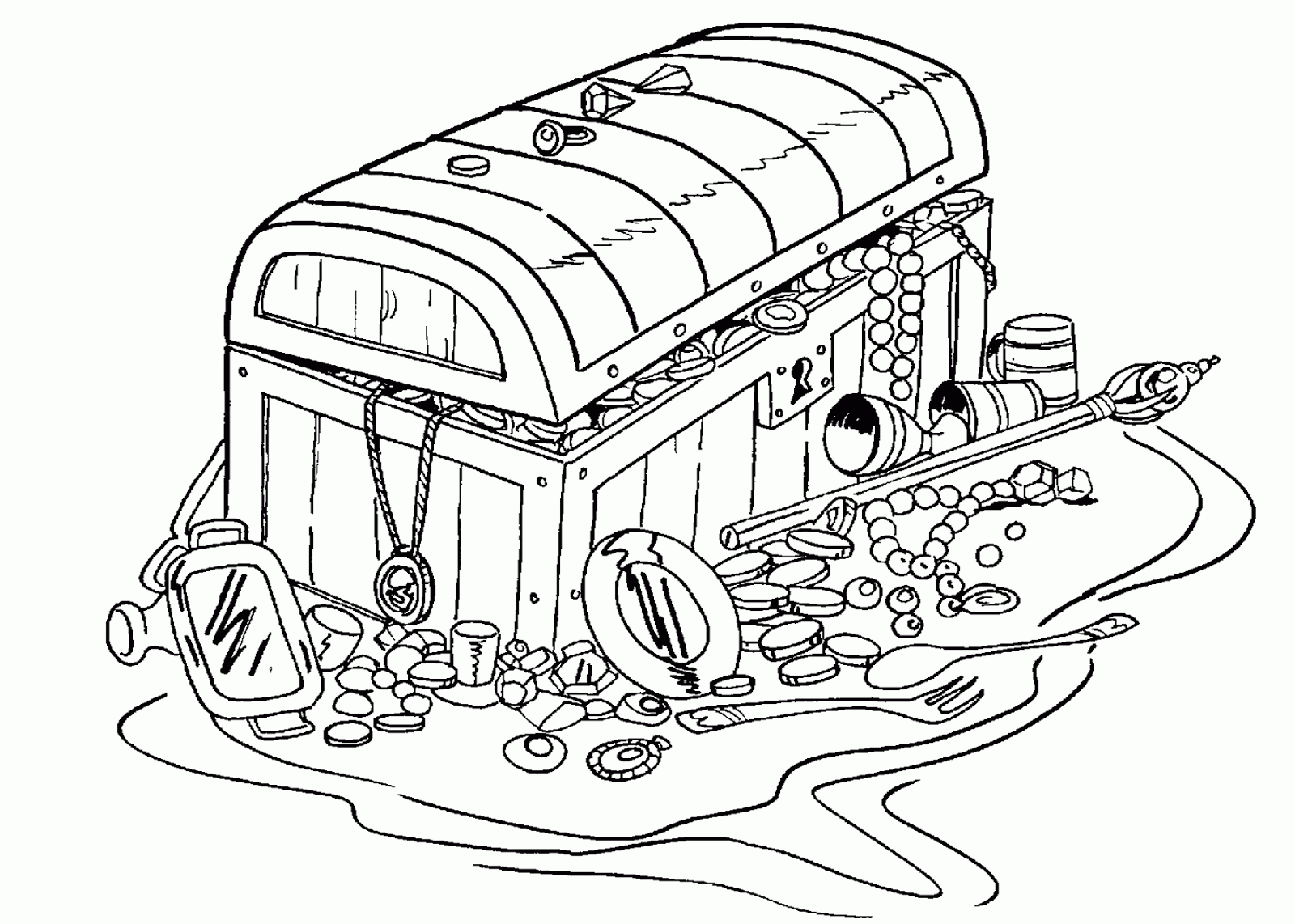 Раскраски пиратские карты Раскраски пиратские карты