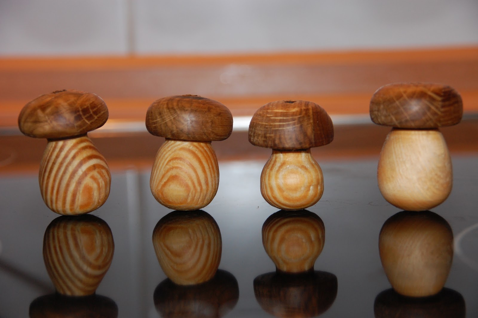 Toczenie Drewna Woodturning Grzybki