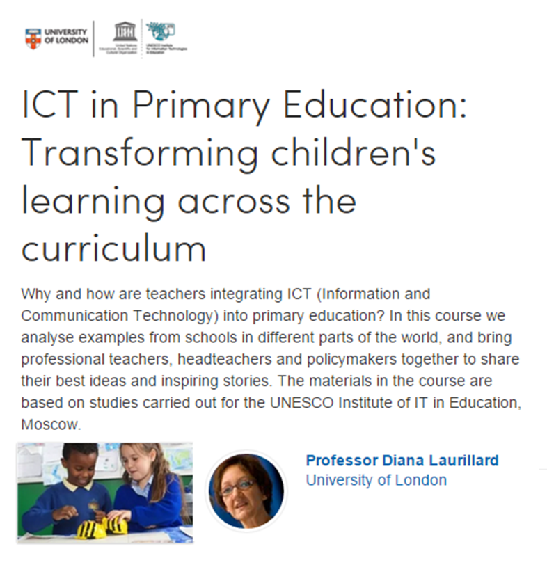 ICT in Primary Education