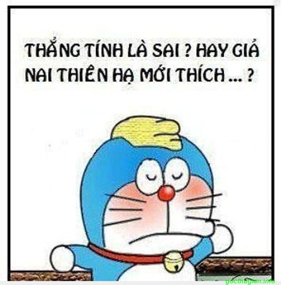 Đôrêmon chế -sôi rương mới biết mình đẹp trai hơn nhiều