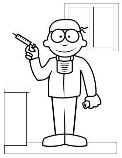 Doctor Coloring Pages Doctor Coloring Pages