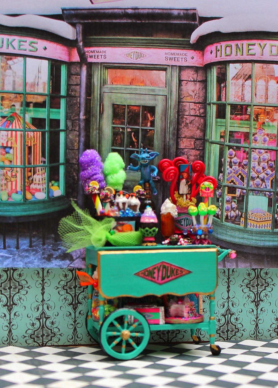 19th Day Miniatures Works in Progress New Dollhouse Miniature Harry Potter Honeydukes Candy