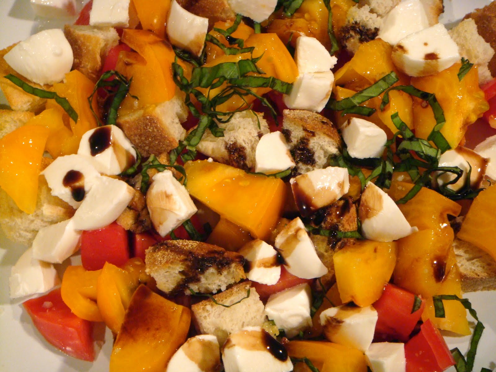 Delicious Dishings Easy TomatoBread Salad