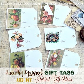 Autumn Gift Tags/DIY Hostess Gift Ideas