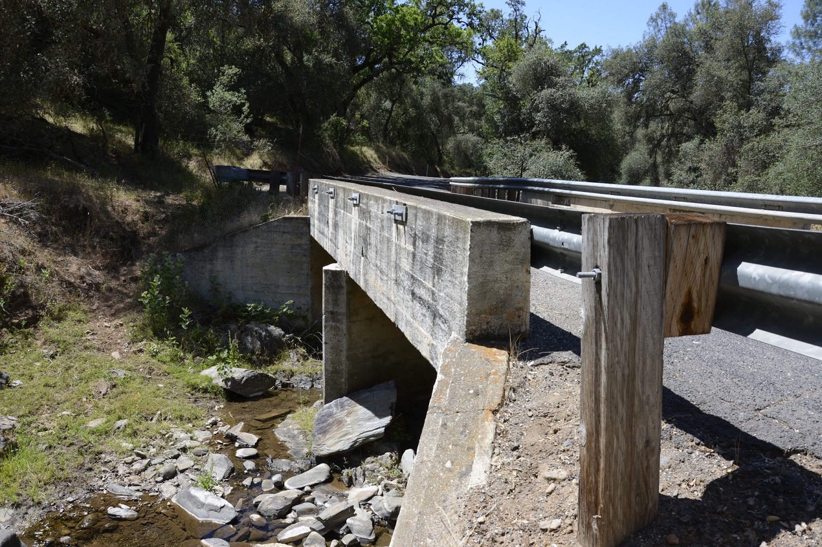 Calaveras County, California Bridges; Dogtown Road Bridge across Indian Cre...