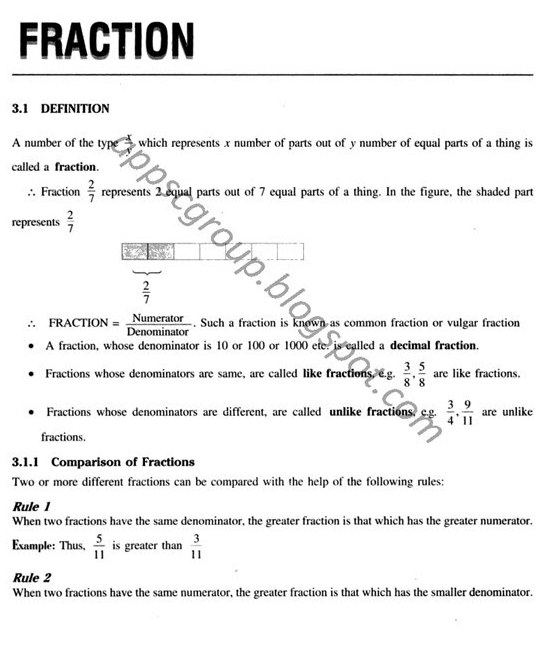 Fractions- for APPSC and Bank PO Exams - Aptitude Part 18