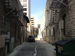 20 ft wide downtown austin alley activation project