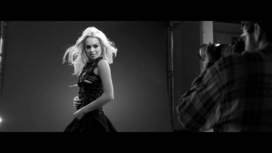 Lindsay Lohan – B&W Topshop Photoshoot