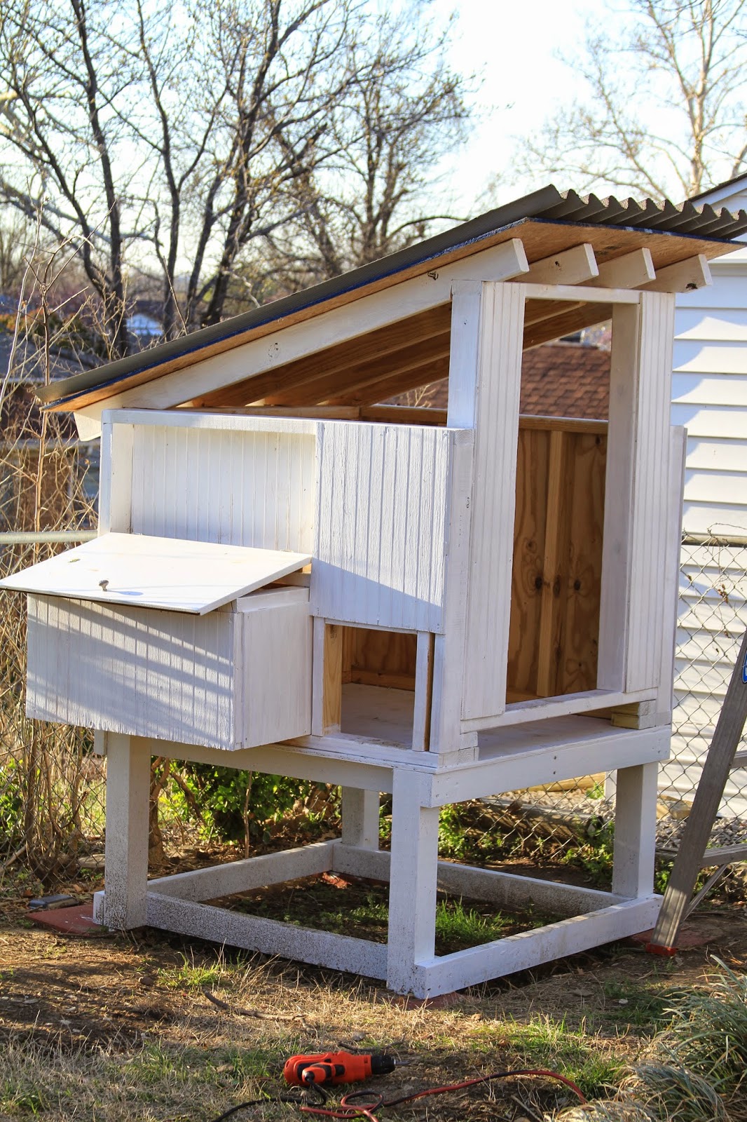 Pedicures & Powertools Building the Chicken Coop Part III