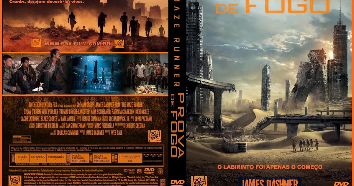 Dvd Maze Runner Correr Ou Morrer + A Prova De Fogo - Lacrado