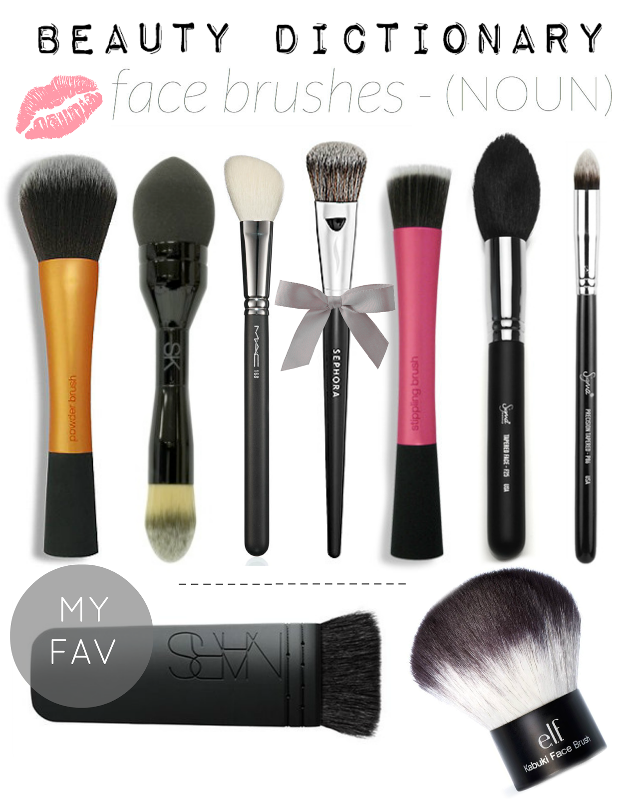 FLOWERS IN EMILYS HAIR Beauty Dictionary Face Brushes!