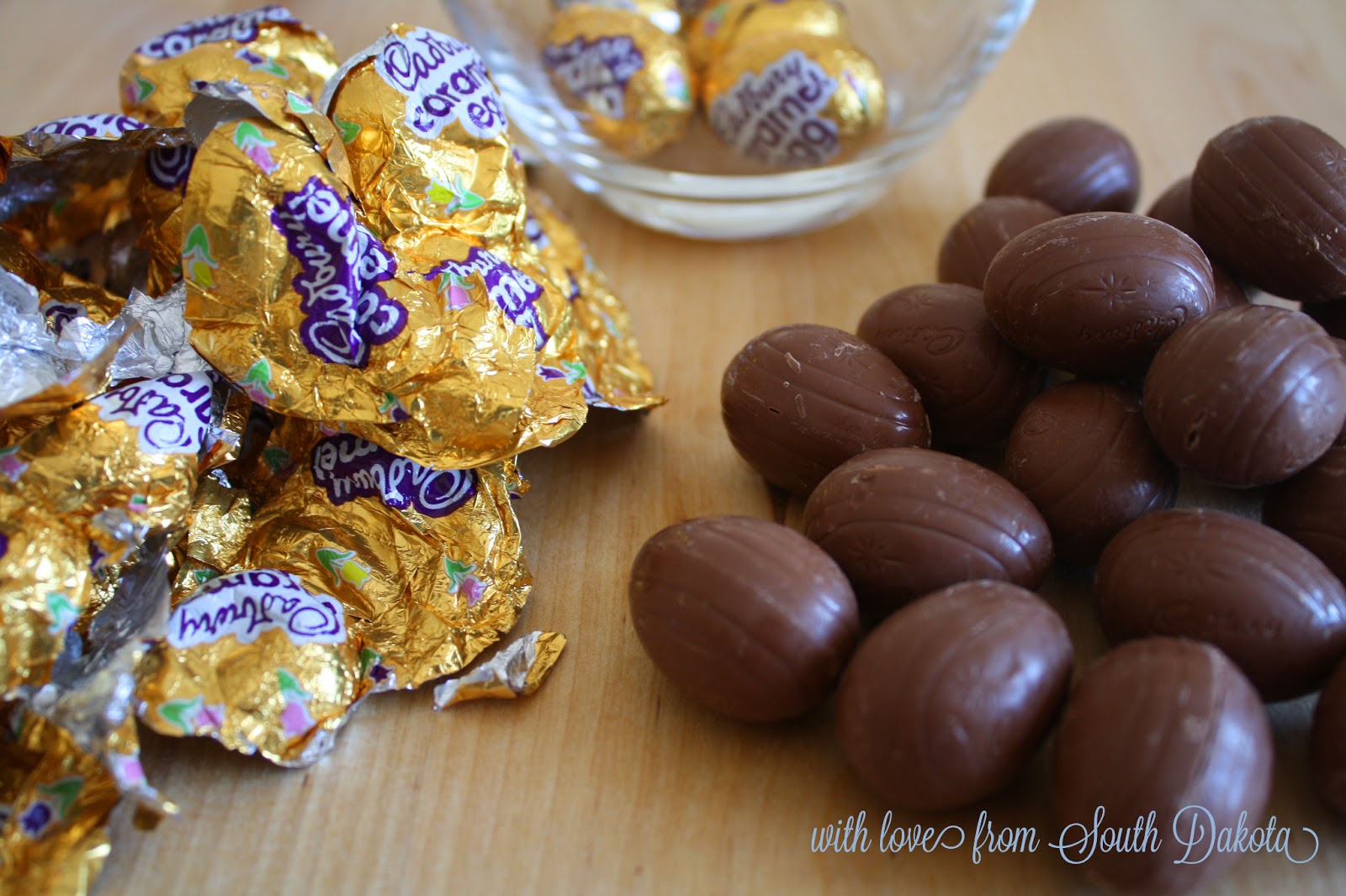 With Love from South Dakota Caramel Egg(cellent) Chocolate Thumbprint