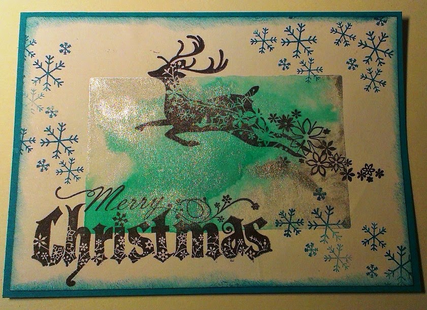 Mamapias-Stempelecke: Noch mehr Weihnachtskarten - Postkarten-Tags