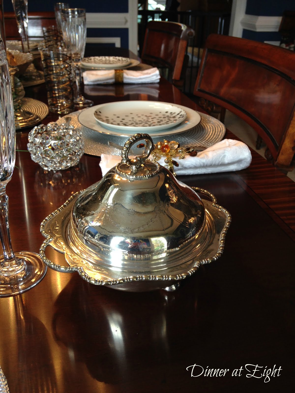 Dinner at Eight Silver and Gold