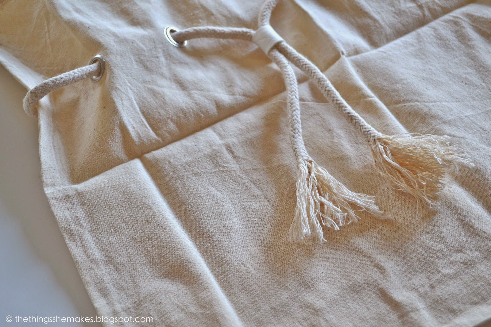 How To Make a Nautical Rope Eyelet Tote The Things She Makes