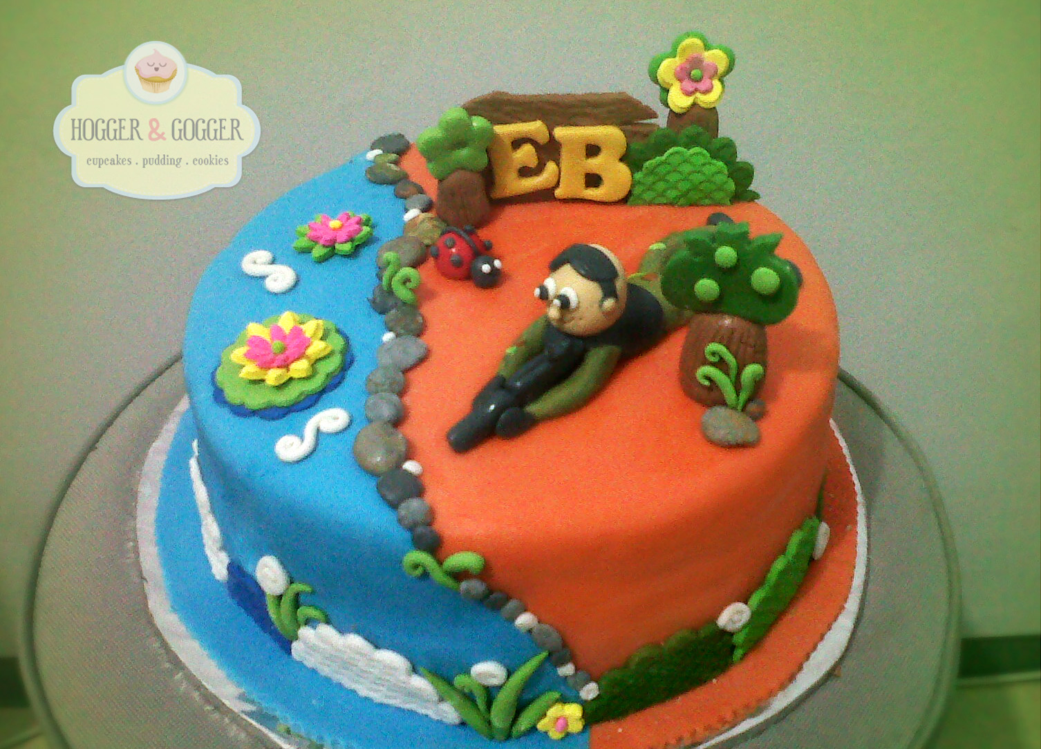 Hogger&Gogger Airsoft Gun birthday cake