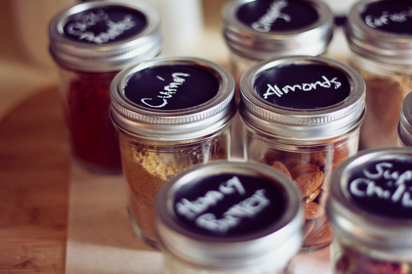 DIY // Chalkboard Paint Labels Our Blessed Road