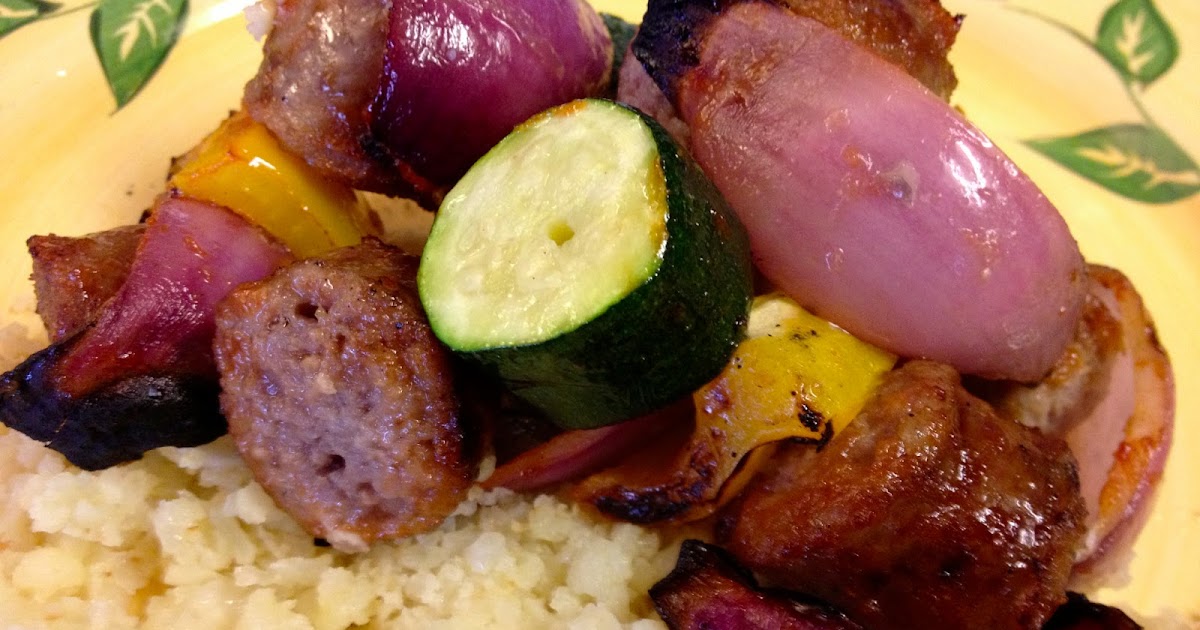 From Pasta to Paleo Paleo Brat Kebabs