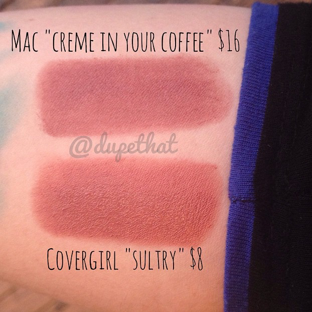Dupethat MAC Creme In Your Coffee Dupes
