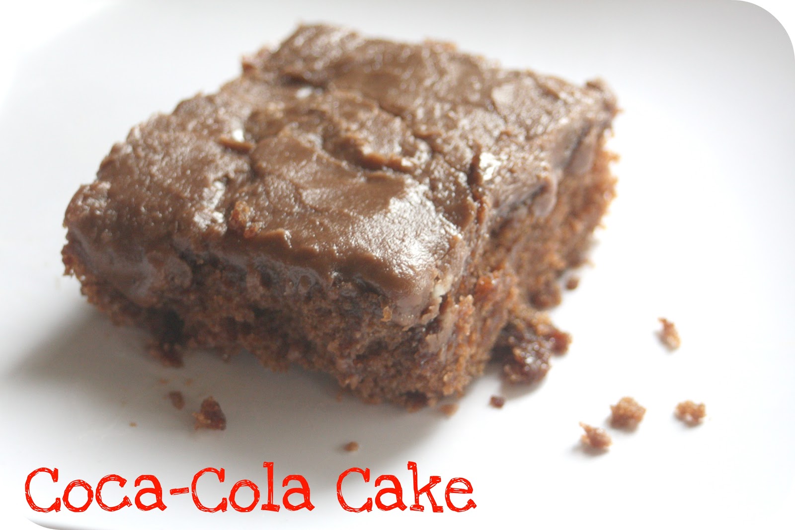 Paper Plates and China Granny's CocaCola Marshmallow Cake