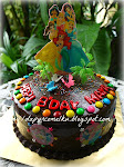 Standing Edible Image Birthday Cake