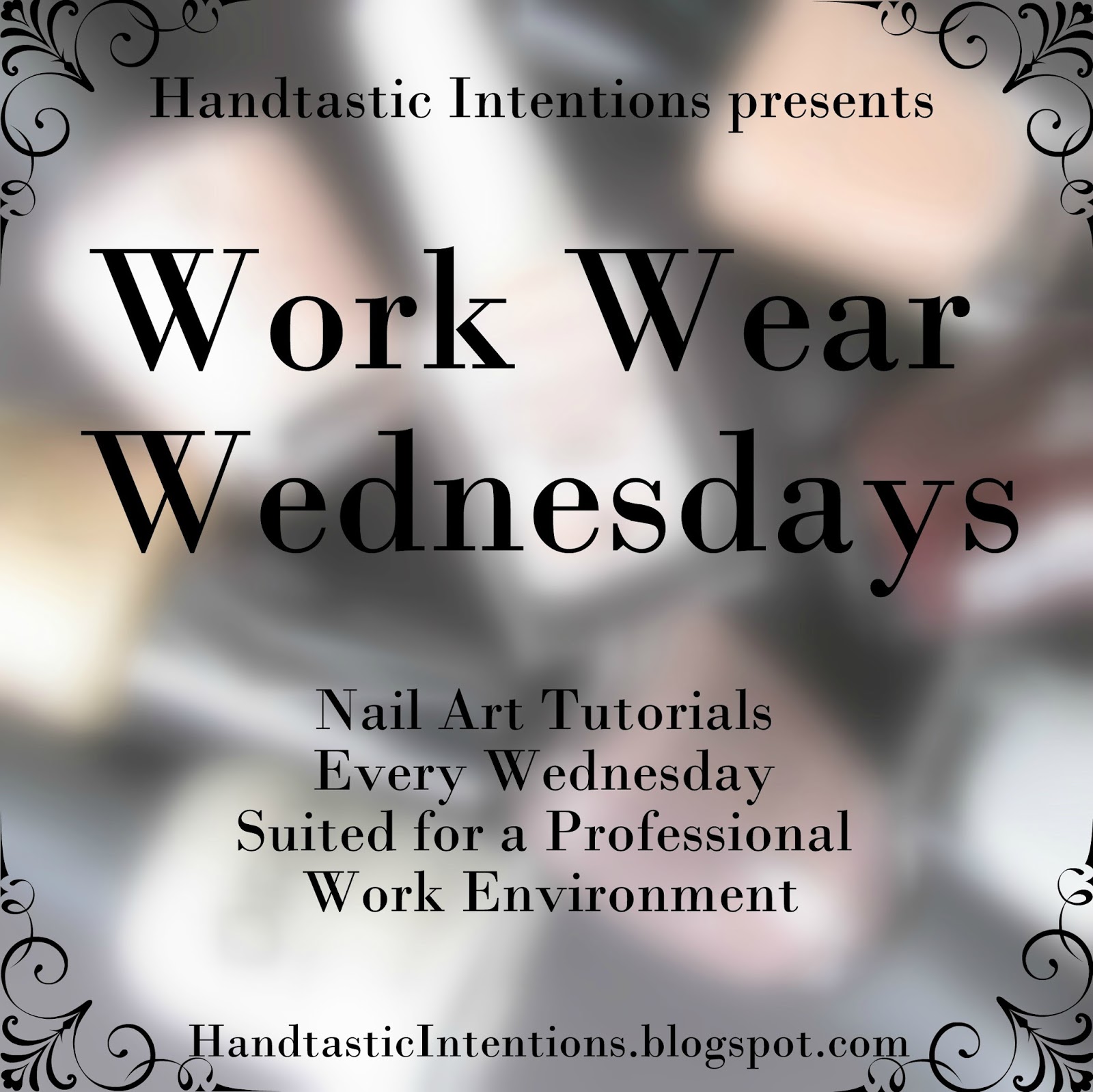 Handtastic Intentions: Work Wear Wednesday: Negative Space Tutorial