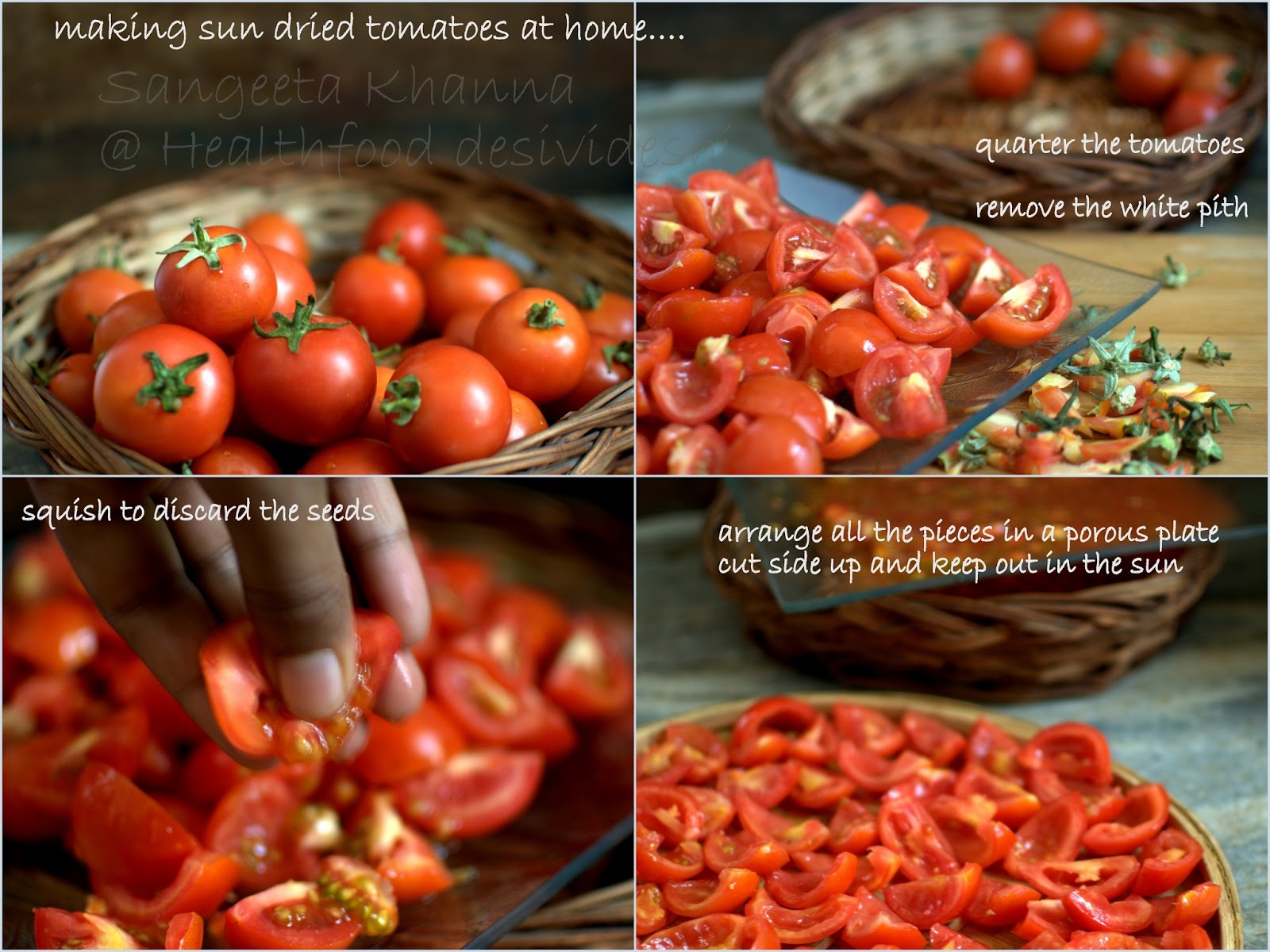 how to make sun dried tomatoes at home