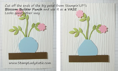 Punch art with Stampin'UP! Blossom Petal Punch, Boho Blossom Punch and Bird Builder Punch