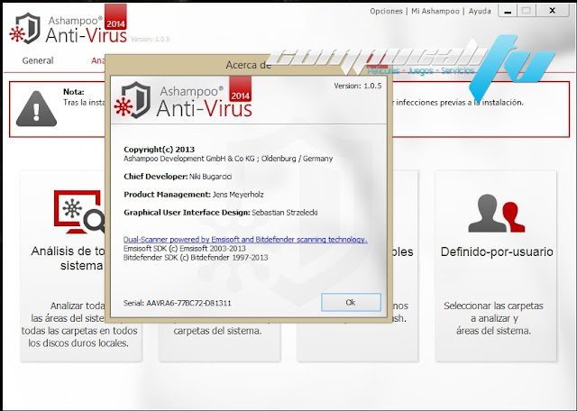 Ashampoo Anti-Virus 2014 Español Ashampoo Anti-Virus 2014 Español