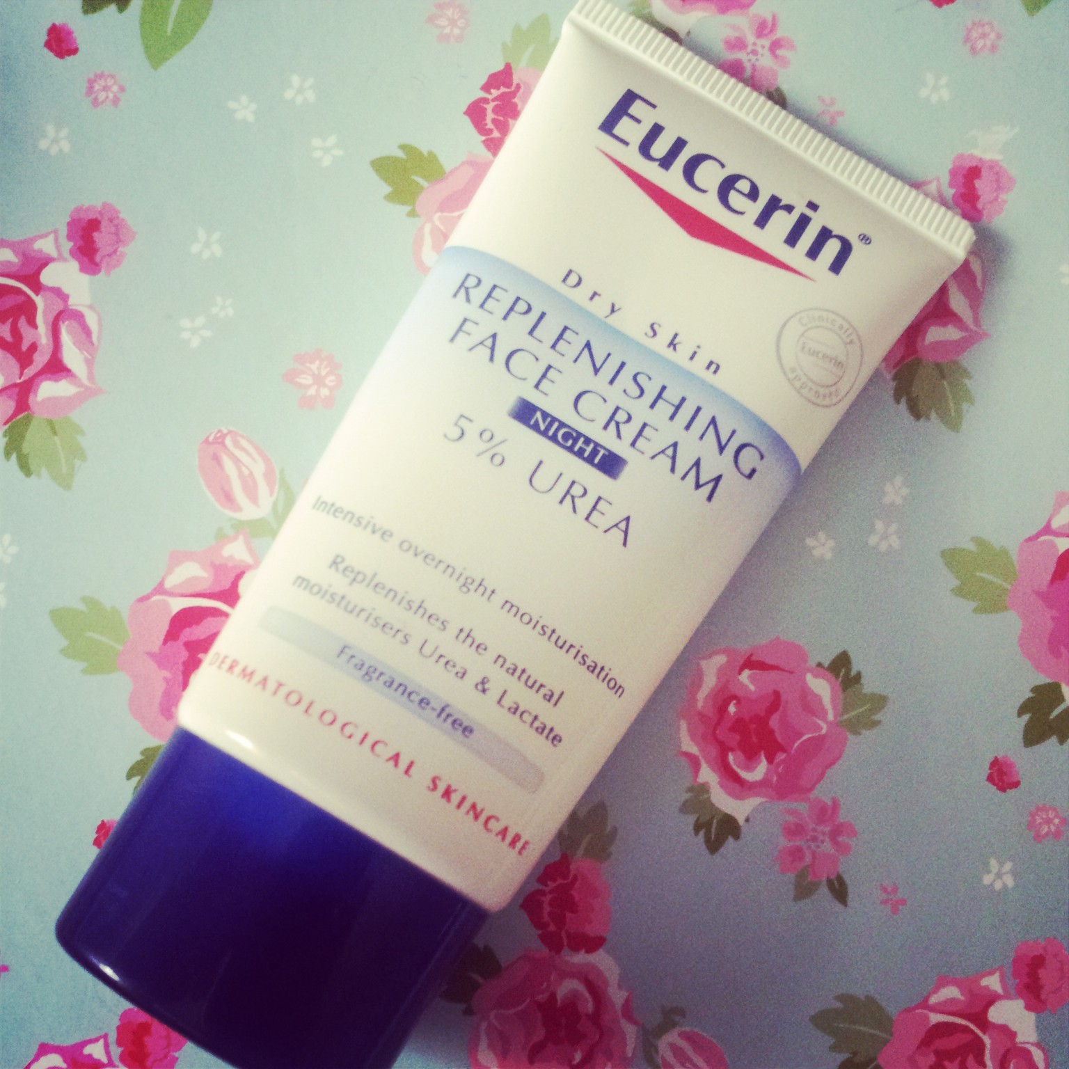 Ellie Alice Eucerin Dry Skin Replenishing Night Face Cream Review